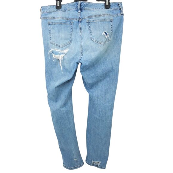 Torrid Distressed Ripped Jeans Womens Size 14R Mid Rise Stretch Skinny Denim - Picture 2 of 14